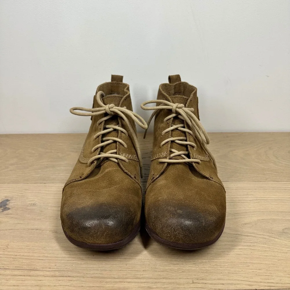 Sorel Chukka Boots Mens 10.5 Brown Leather Suede Lace Up Rugged Outdoor